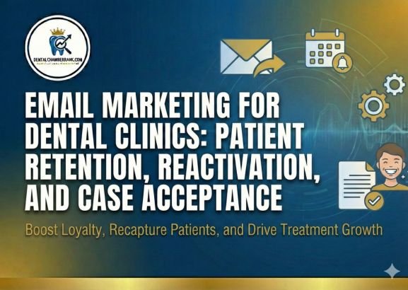 text based image of Email marketing for dental clinics